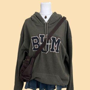 vintage 90 BUM indie skate fleece hoodie